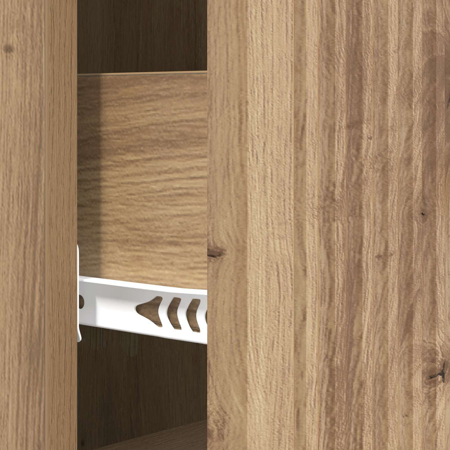 Ladenkast Artisanaal eiken 33 x 34,5 x 90 cm Bewerkt hout