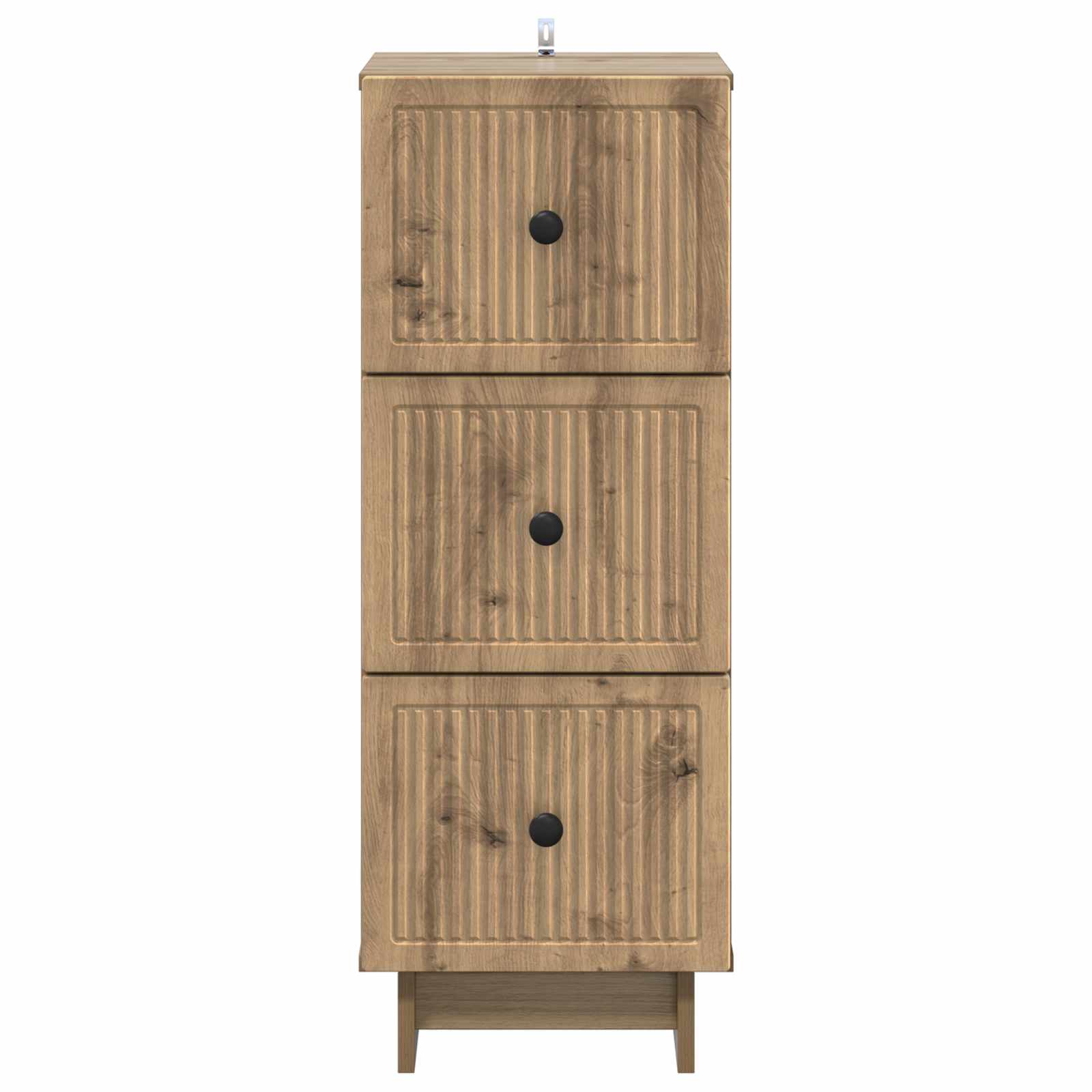 Ladenkast Artisanaal eiken 33 x 34,5 x 90 cm Bewerkt hout