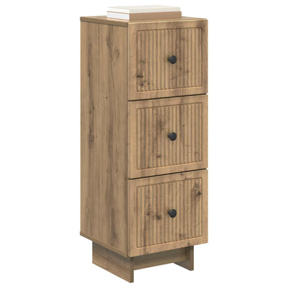 Ladenkast Artisanaal eiken 33 x 34,5 x 90 cm Bewerkt hout