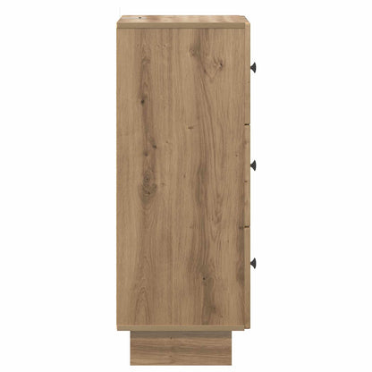 Ladenkast Artisanaal eiken 33 x 34,5 x 90 cm Bewerkt hout