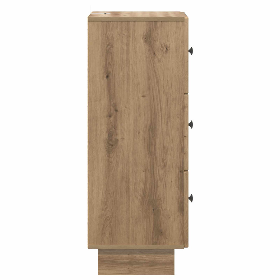 Ladenkast Artisanaal eiken 33 x 34,5 x 90 cm Bewerkt hout