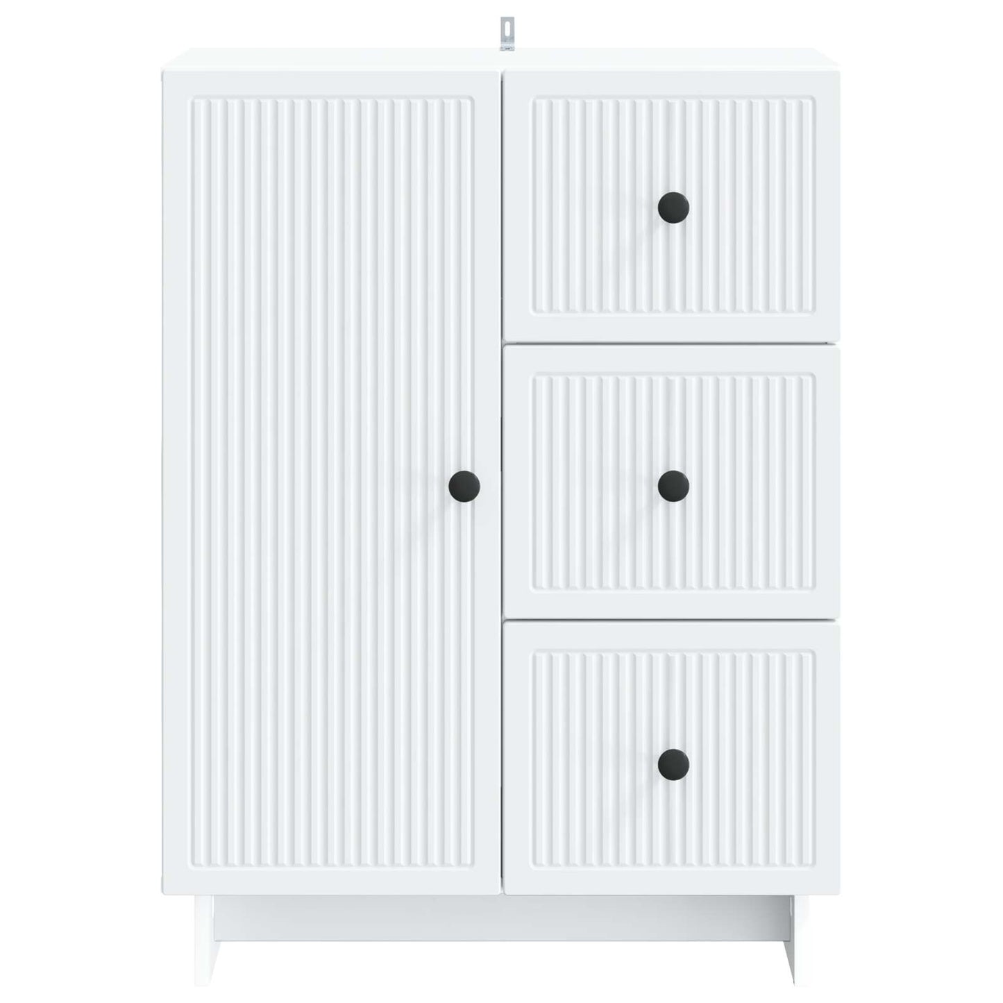 Dressoir met lade Wit 66 x 34,5 x 90 cm Bewerkt hout