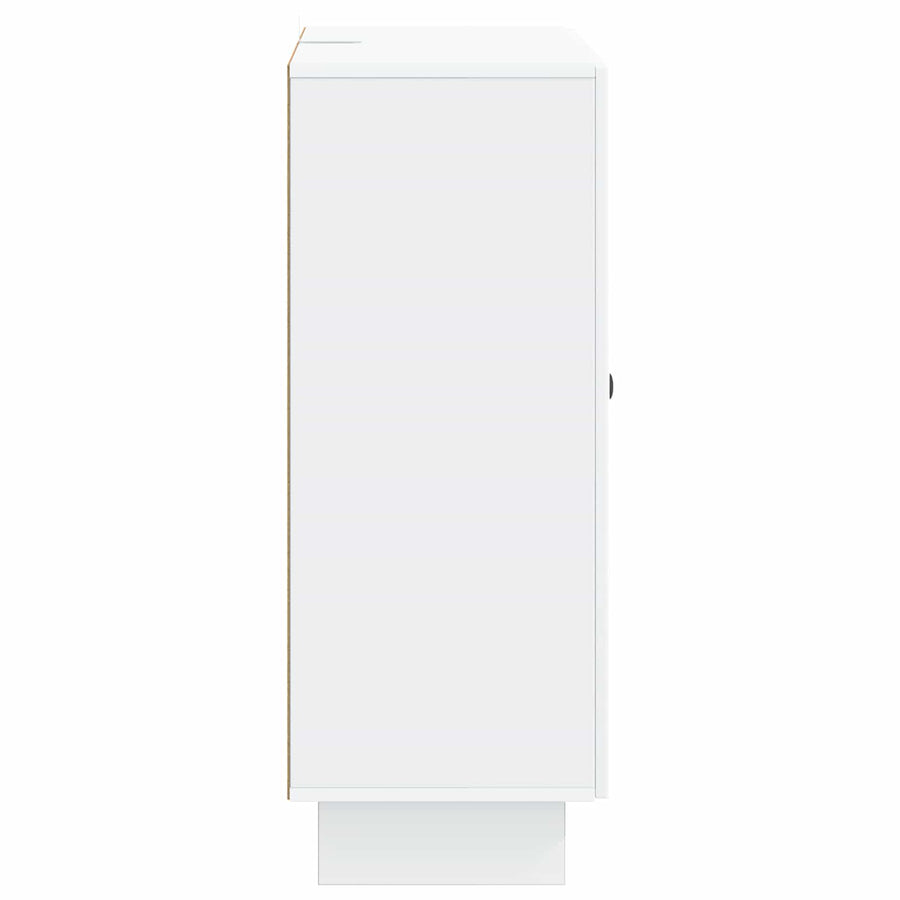 Dressoir met lade Wit 66 x 34,5 x 90 cm Bewerkt hout