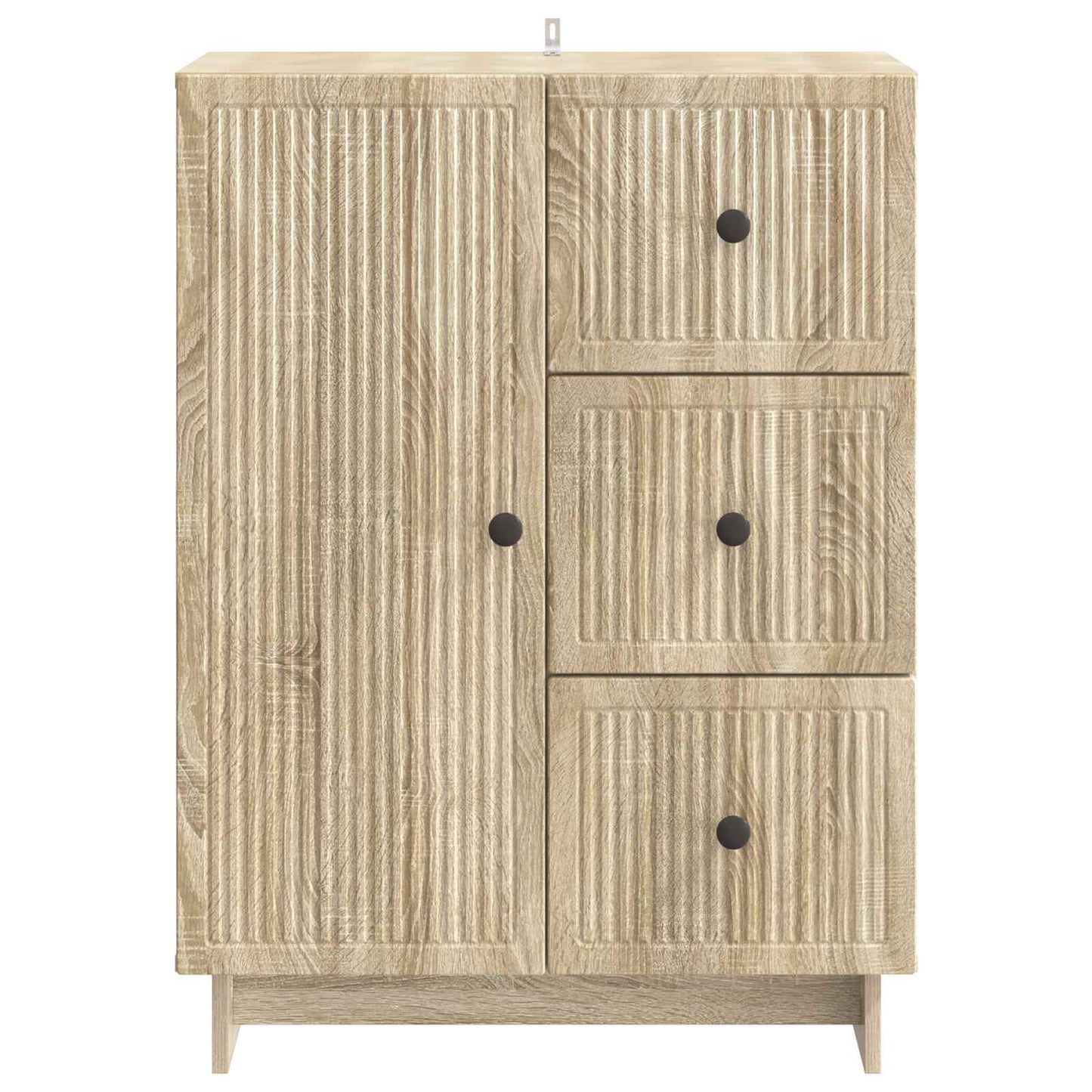 Dressoir met lade Sonoma Eiken 66 x 34,5 x 90 cm Bewerkt hout