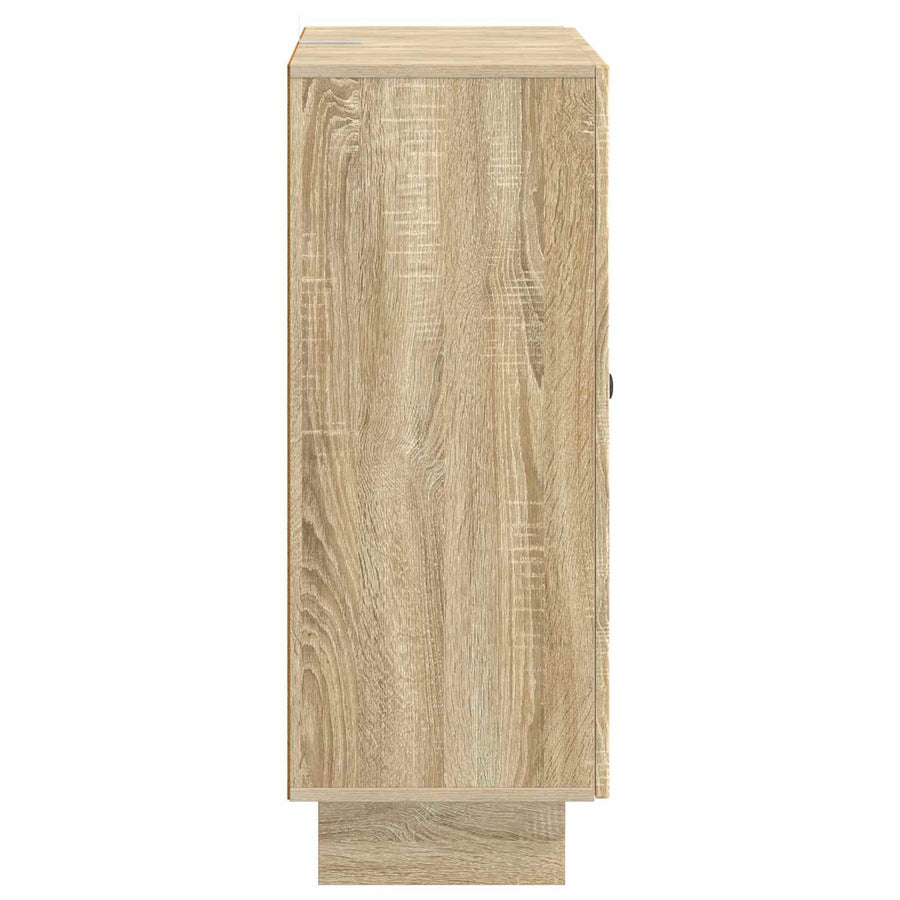 Dressoir met lade Sonoma Eiken 66 x 34,5 x 90 cm Bewerkt hout