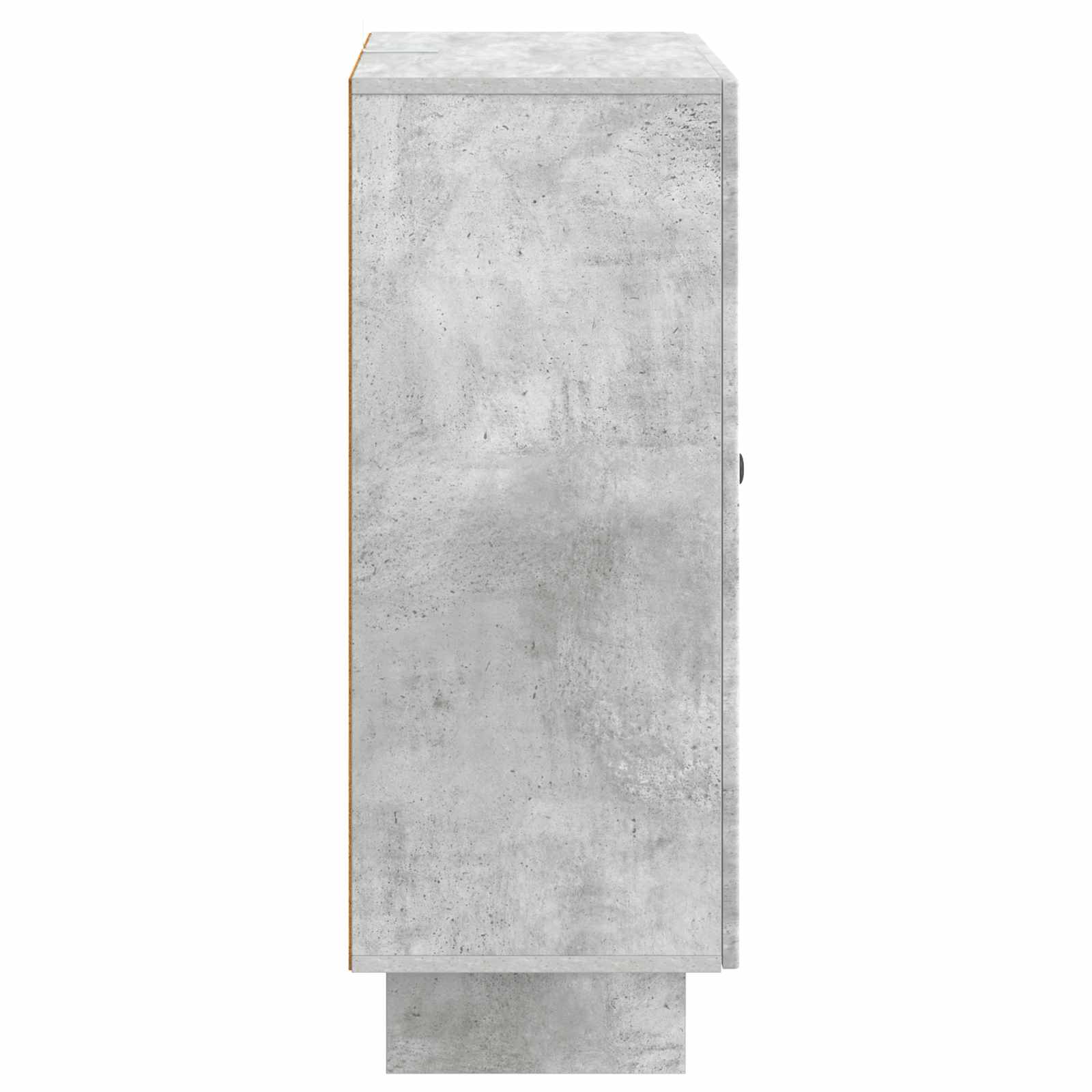 Dressoir met lade Betongrijs 66 x 34,5 x 90 cm Bewerkt hout