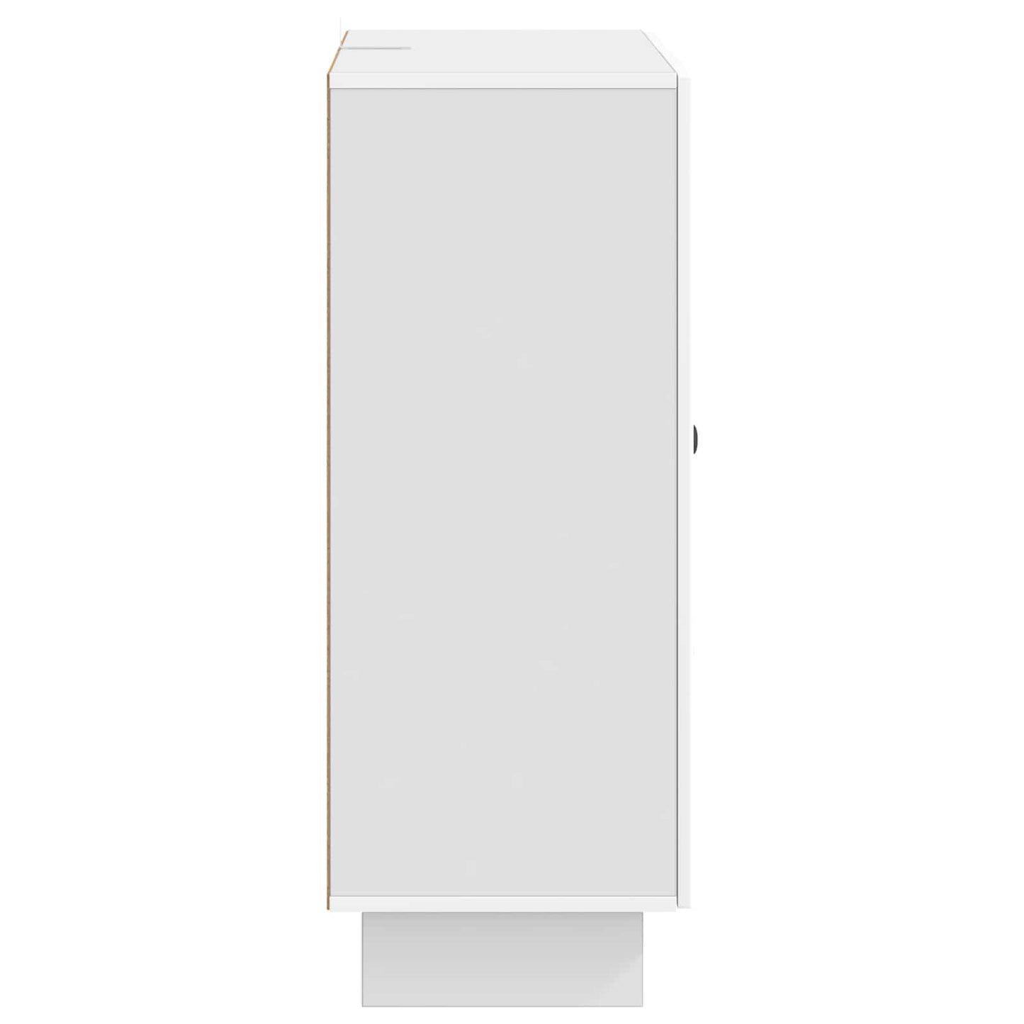 Dressoir met lade Hoogglans Wit 66 x 34,5 x 90 cm Bewerkt hout