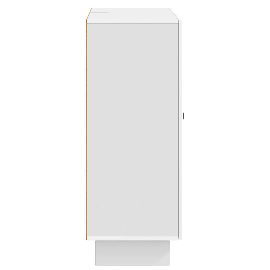 Dressoir met lade Hoogglans Wit 66 x 34,5 x 90 cm Bewerkt hout