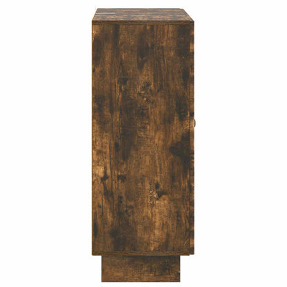 Dressoir met lade Gerookt eiken 66 x 34,5 x 90 cm Bewerkt hout