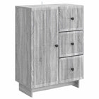 Sideboard with drawer Grey Sonoma 66 x 34.5 x 90 cm Engineered wood