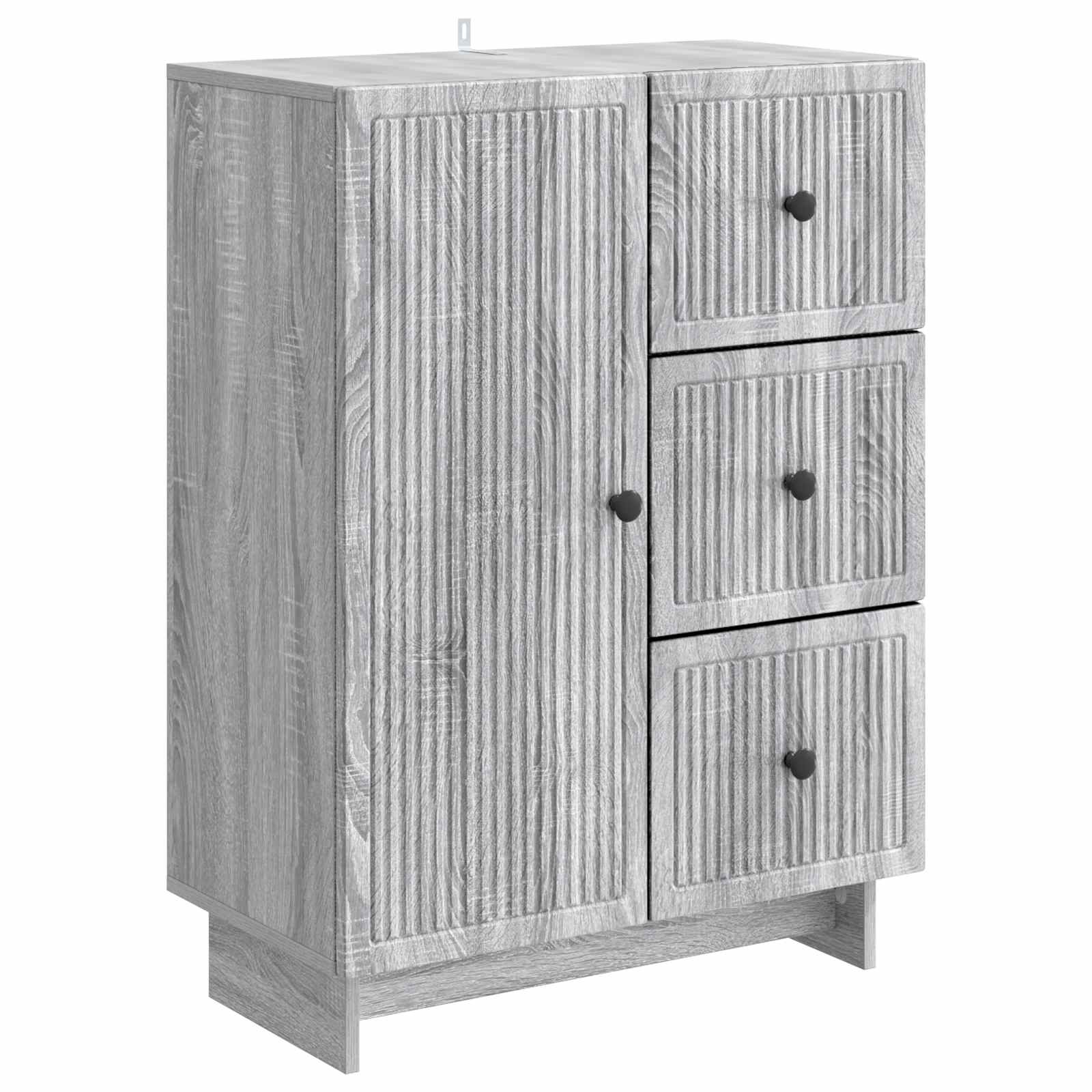 Dressoir met lade Grijs sonoma 66 x 34,5 x 90 cm Bewerkt hout