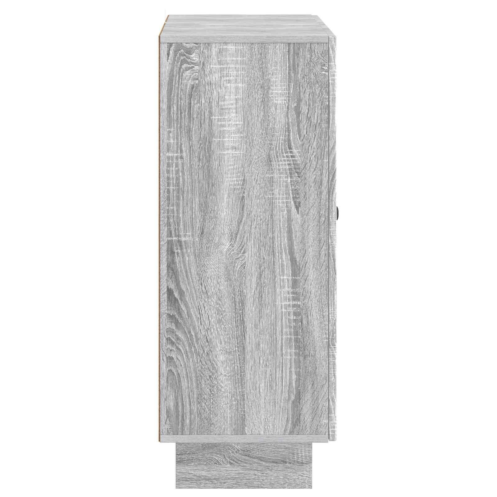 Dressoir met lade Grijs sonoma 66 x 34,5 x 90 cm Bewerkt hout