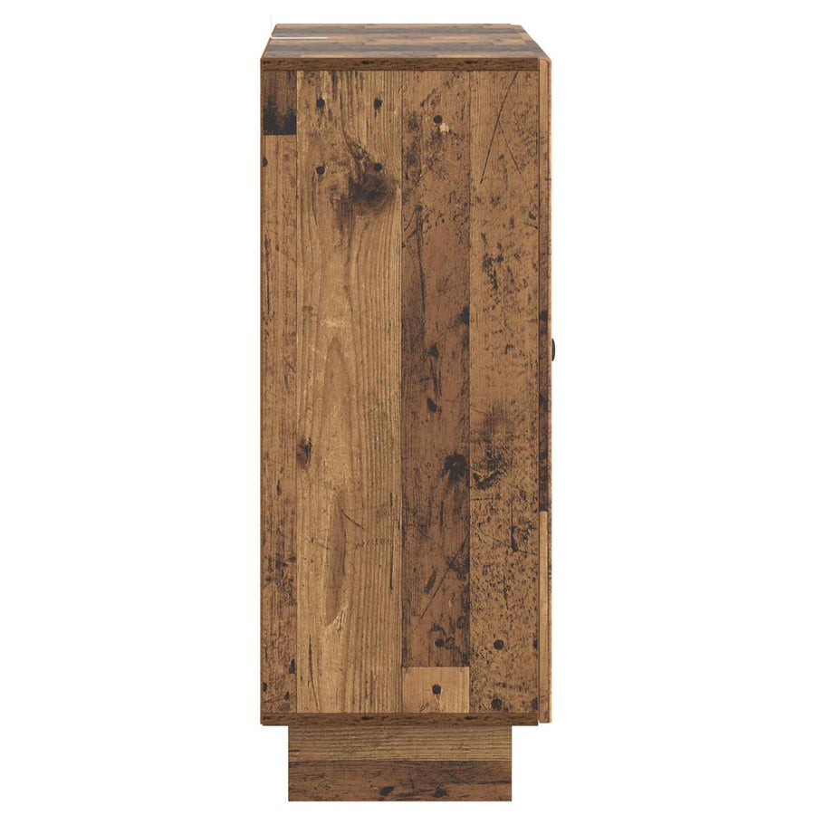 Dressoir met lade Oud hout 66 x 34,5 x 90 cm Bewerkt hout