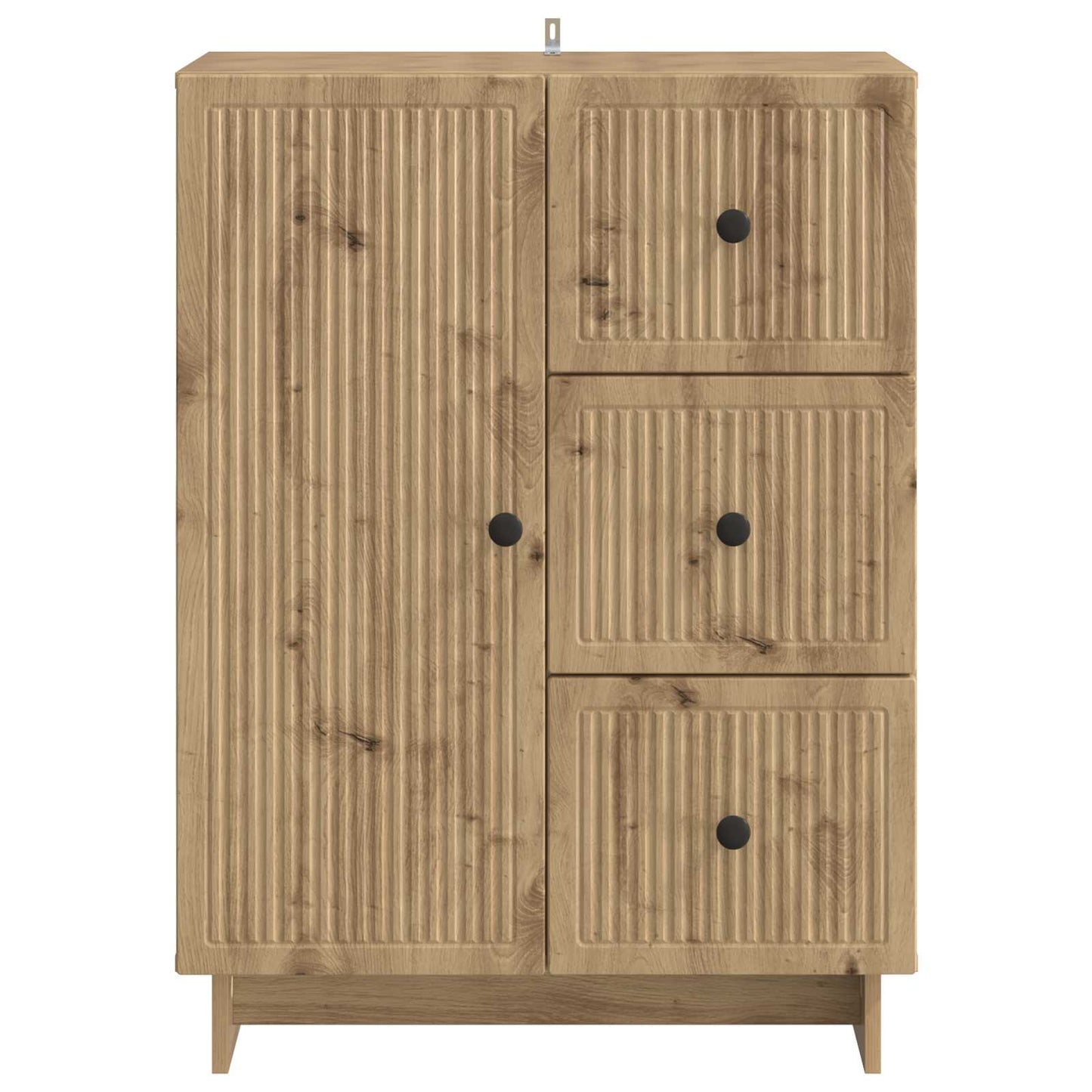 Dressoir Artisanaal eiken 66 x 34,5 x 90 cm Bewerkt hout