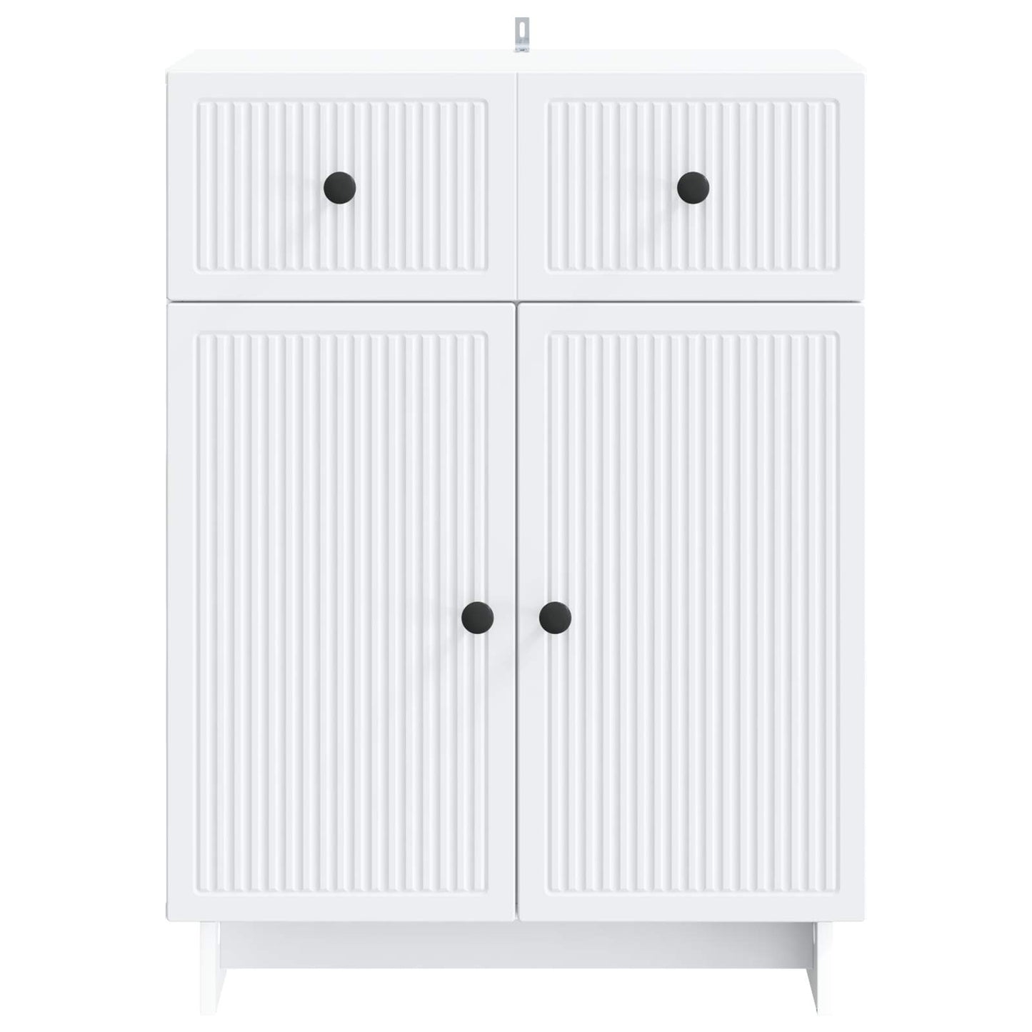 Dressoir met lade Wit 66 x 34,5 x 90 cm Bewerkt hout