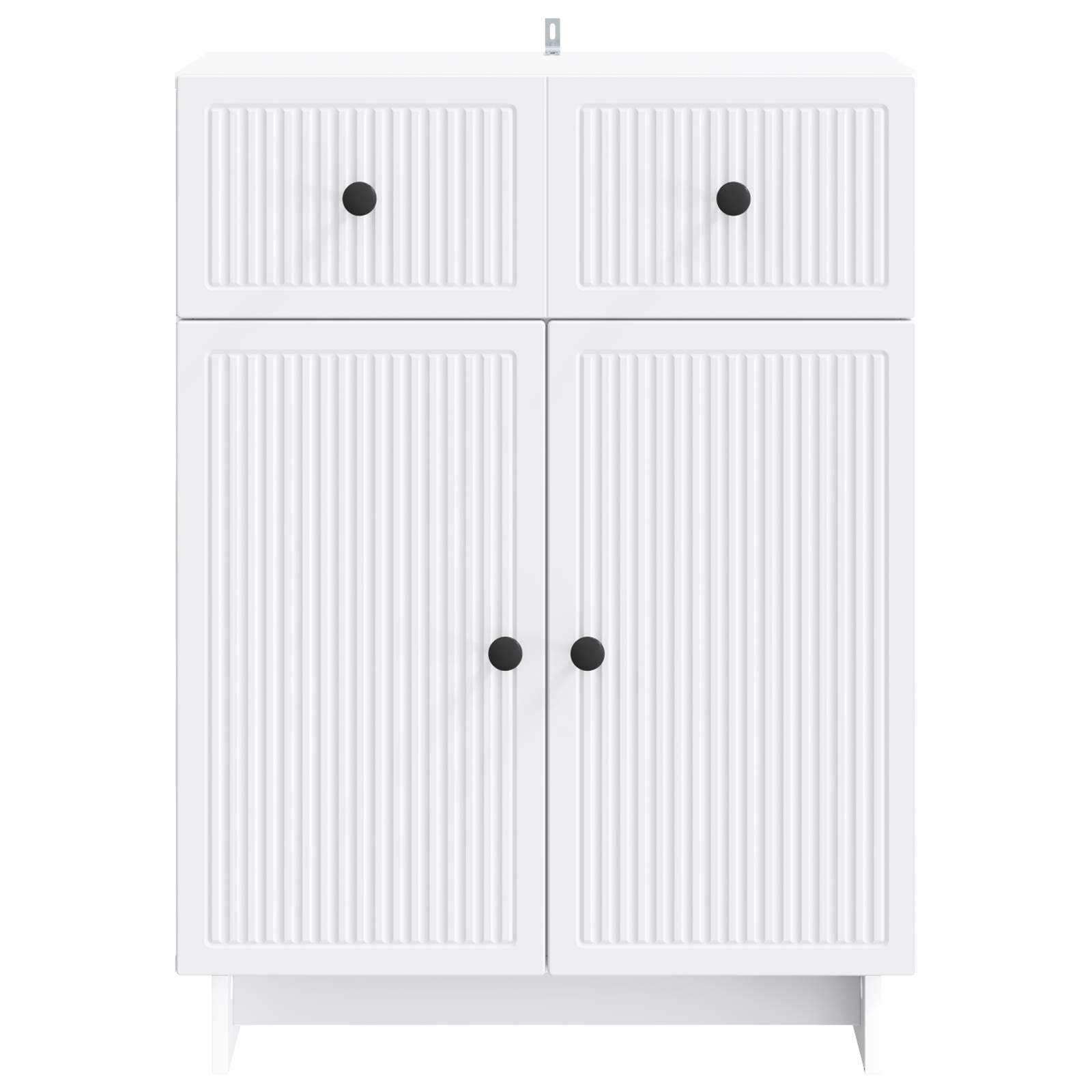 Dressoir met lade Wit 66 x 34,5 x 90 cm Bewerkt hout