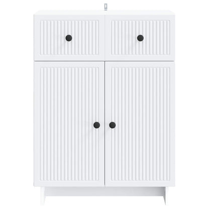 Dressoir met lade Wit 66 x 34,5 x 90 cm Bewerkt hout