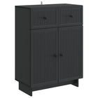 Sideboard with Drawer Black 66 x 34.5 x 90 cm Engineered wood
