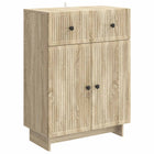 Sideboard with Drawer Sonoma Oak 66 x 34.5 x 90 cm Engineered wood