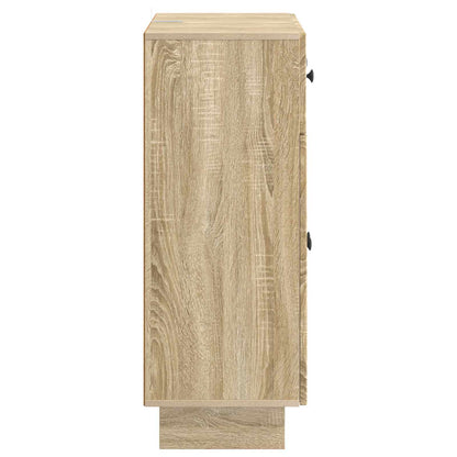 Dressoir met lade Sonoma Eiken 66 x 34,5 x 90 cm Bewerkt hout