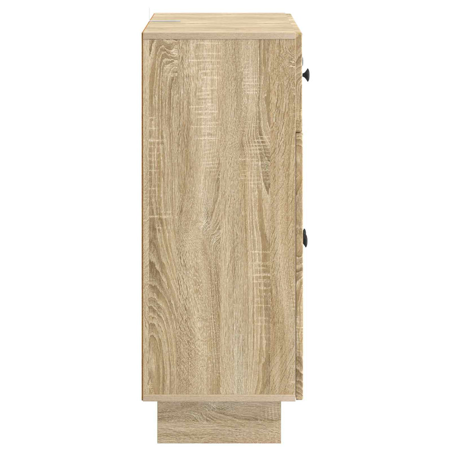 Dressoir met lade Sonoma Eiken 66 x 34,5 x 90 cm Bewerkt hout