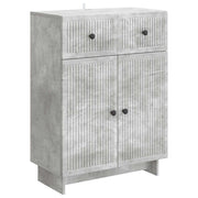Dressoir betongrijs 66x34,5x90 cm bewerkt hout