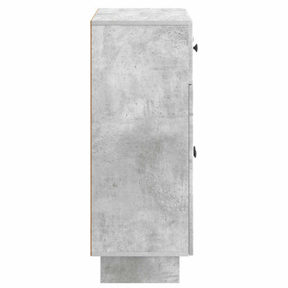 Dressoir met lade Betongrijs 66 x 34,5 x 90 cm Bewerkt hout