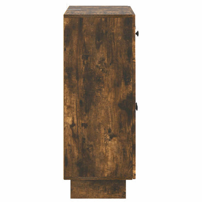 Dressoir met lade Gerookt eiken 66 x 34,5 x 90 cm Bewerkt hout