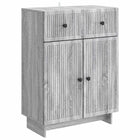 Sideboard with drawer Grey Sonoma 66 x 34.5 x 90 cm Engineered wood