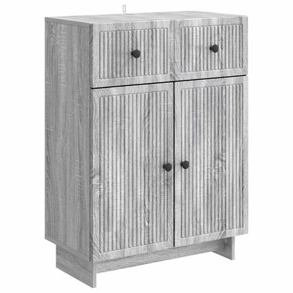 Dressoir met lade Grijs sonoma 66 x 34,5 x 90 cm Bewerkt hout