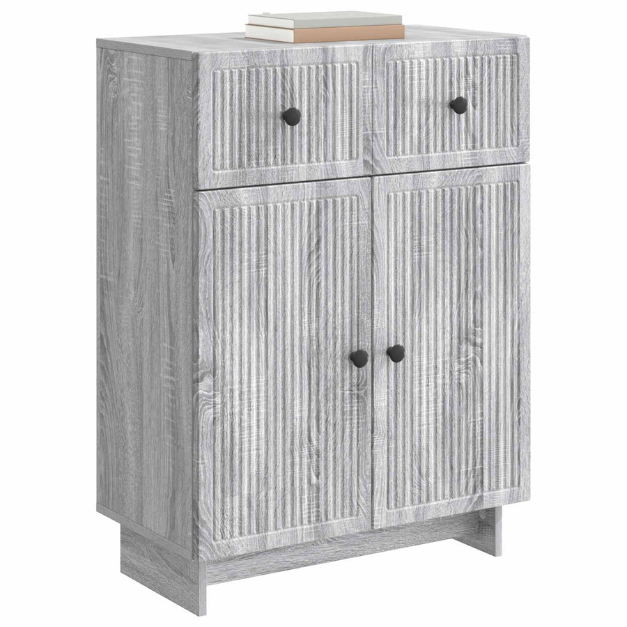 Dressoir met lade Grijs sonoma 66 x 34,5 x 90 cm Bewerkt hout