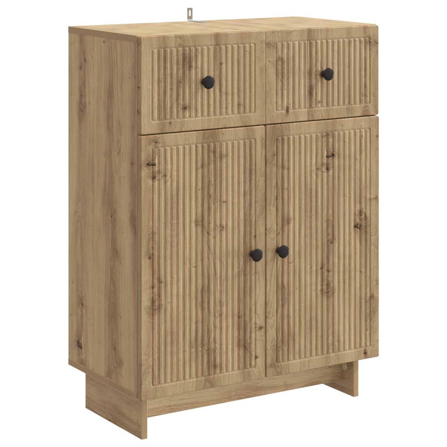 Dressoir Artisanaal eiken 66 x 34,5 x 90 cm Bewerkt hout