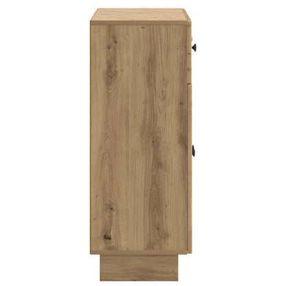 Dressoir Artisanaal eiken 66 x 34,5 x 90 cm Bewerkt hout