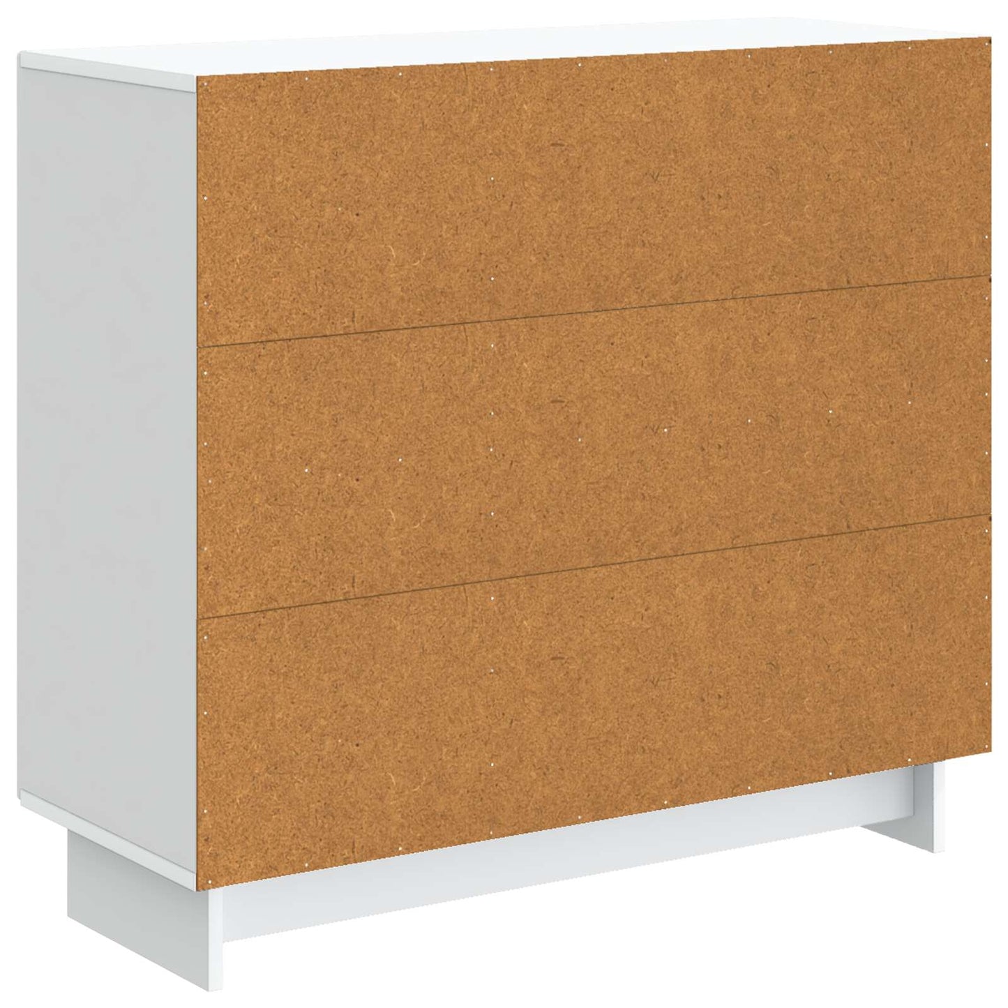 Dressoir Wit 89 x 34,5 x 80 cm Bewerkt hout