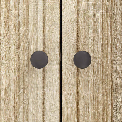Dressoir Sonoma Eiken 89 x 34,5 x 80 cm Bewerkt hout