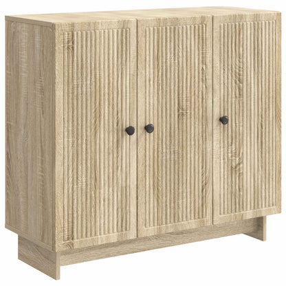 Dressoir Sonoma Eiken 89 x 34,5 x 80 cm Bewerkt hout