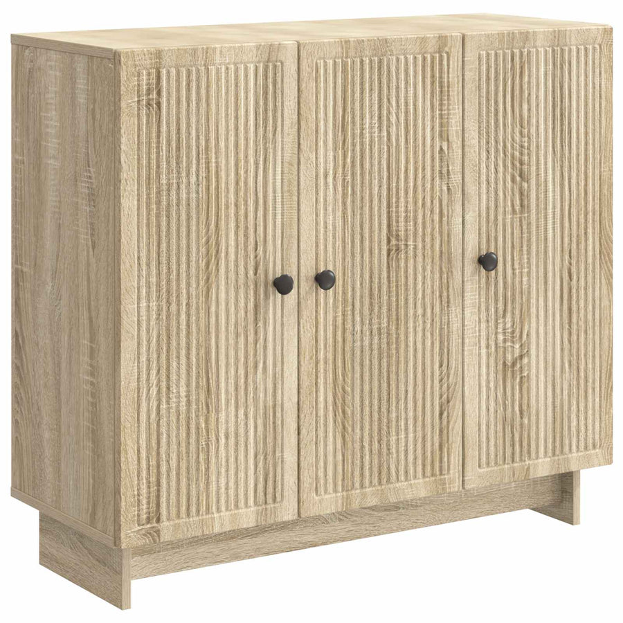Dressoir Sonoma Eiken 89 x 34,5 x 80 cm Bewerkt hout