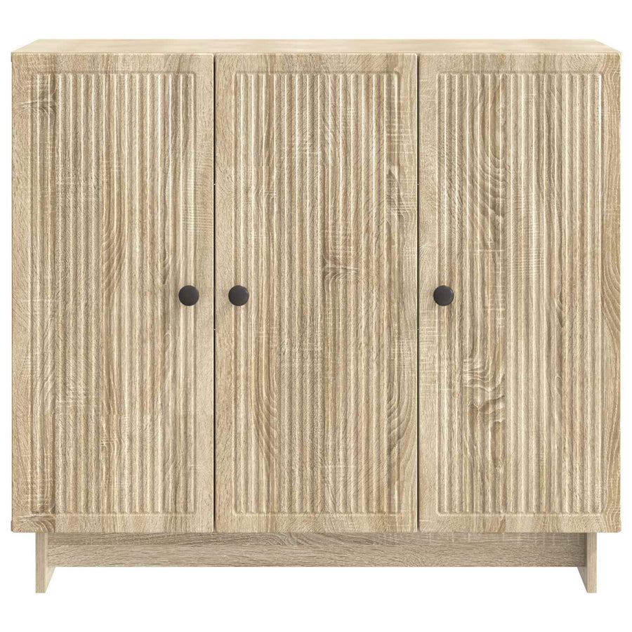 Dressoir Sonoma Eiken 89 x 34,5 x 80 cm Bewerkt hout