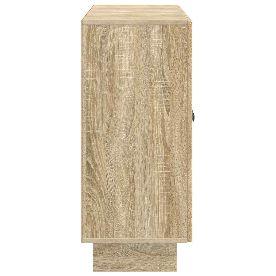 Dressoir Sonoma Eiken 89 x 34,5 x 80 cm Bewerkt hout