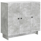 Sideboard Concrete Grey 89 x 34.5 x 80 cm Engineered Wood