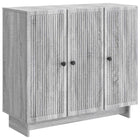 Sideboard Grey Sonoma 89 x 34.5 x 80 cm Engineered Wood