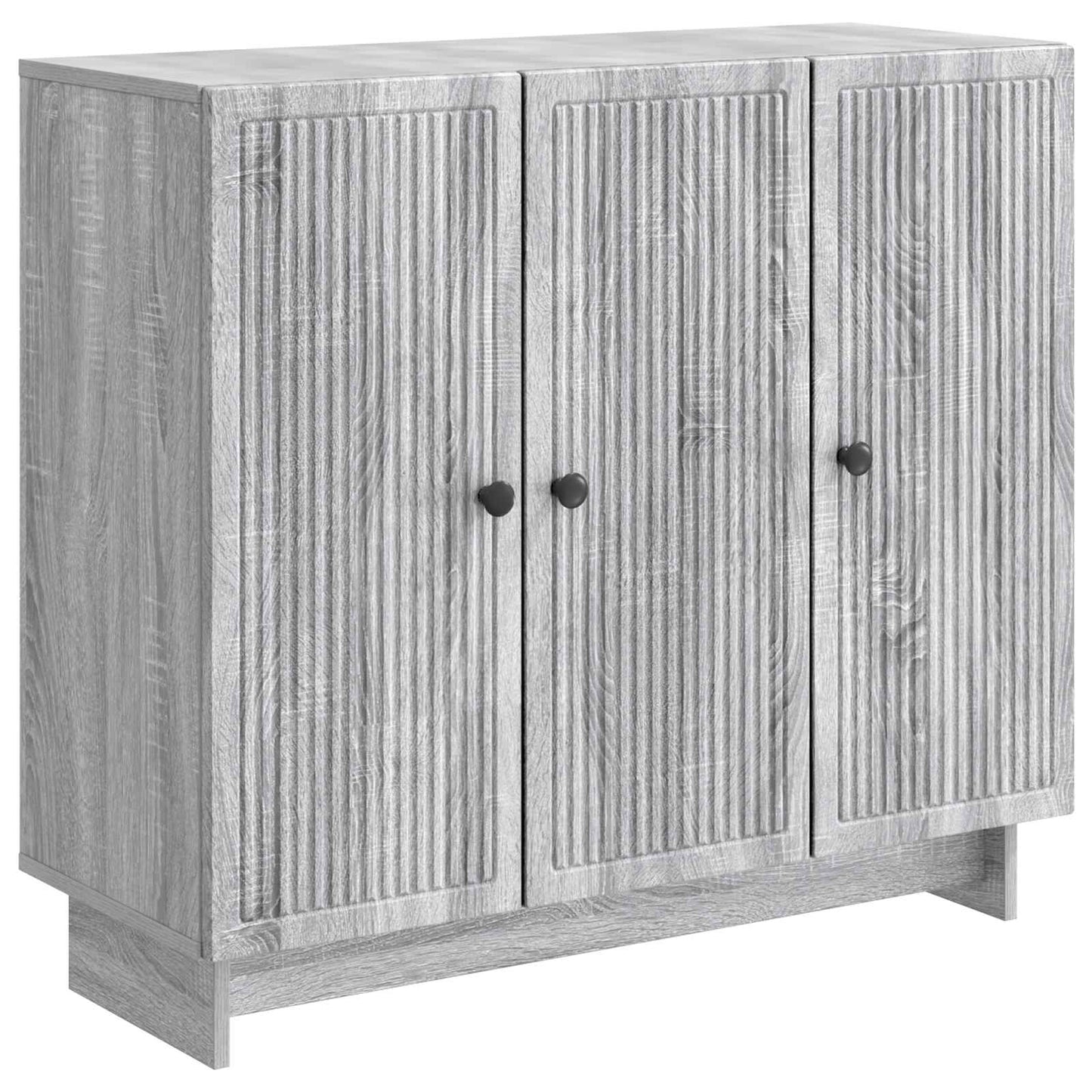 Dressoir Grijs sonoma 89 x 34,5 x 80 cm Bewerkt hout
