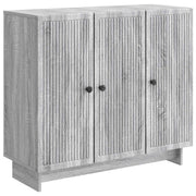 Dressoir 89x34,5x80 cm grijs sonoma bewerkt hout