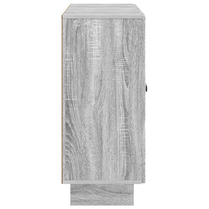 Dressoir Grijs sonoma 89 x 34,5 x 80 cm Bewerkt hout
