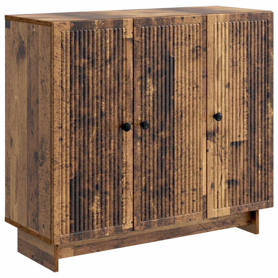 Dressoir Oud hout 89 x 34,5 x 80 cm Bewerkt hout