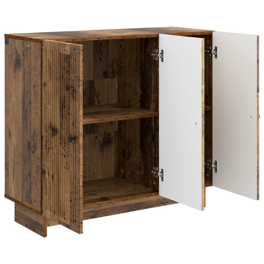 Dressoir Oud hout 89 x 34,5 x 80 cm Bewerkt hout