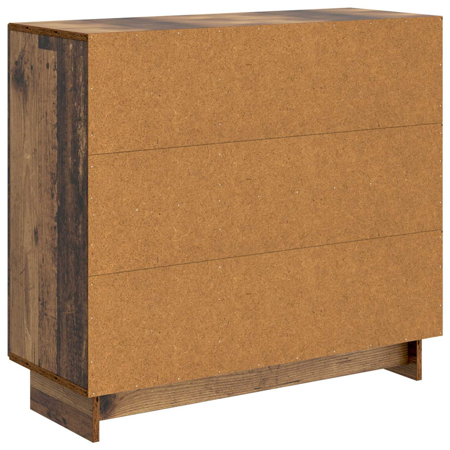 Dressoir Oud hout 89 x 34,5 x 80 cm Bewerkt hout