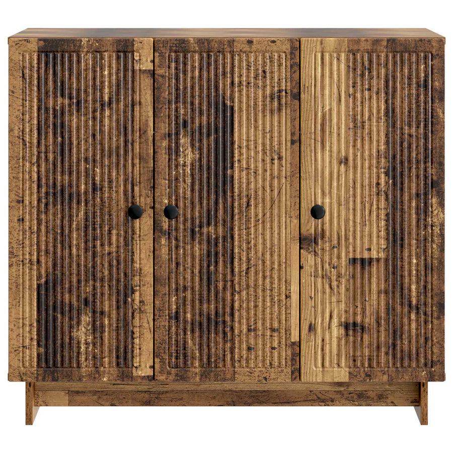 Dressoir Oud hout 89 x 34,5 x 80 cm Bewerkt hout