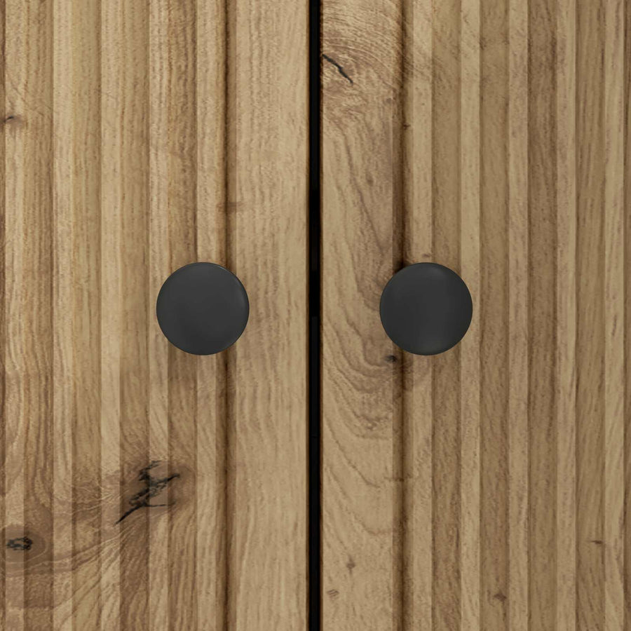 Dressoir Artisanaal eiken 89 x 34,5 x 80 cm Bewerkt hout