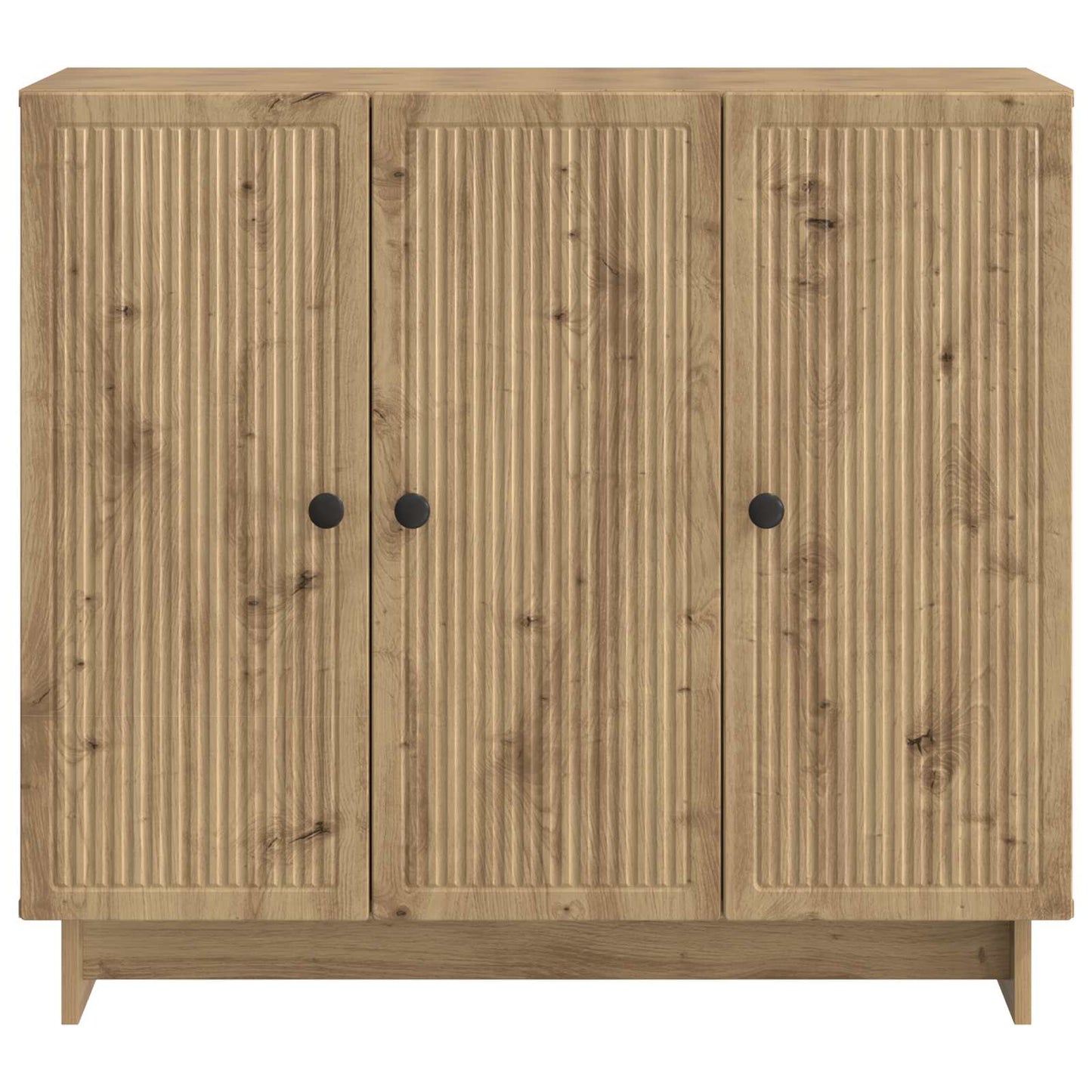 Dressoir Artisanaal eiken 89 x 34,5 x 80 cm Bewerkt hout